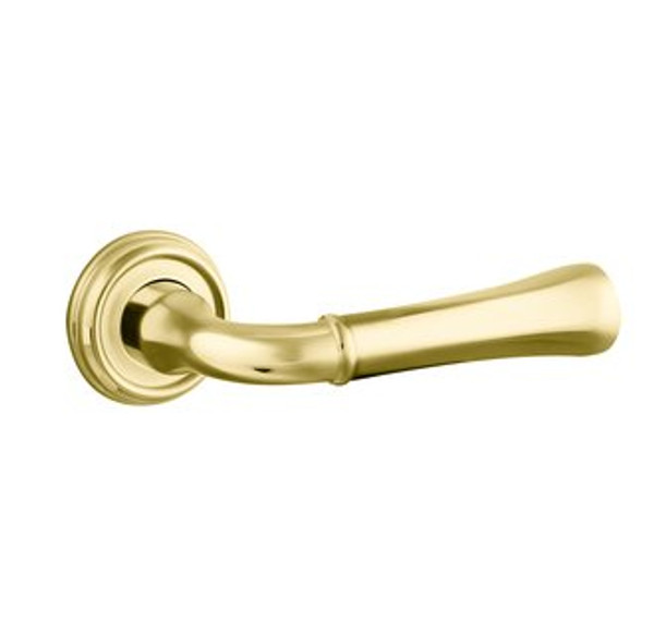 Baldwin 5113.031.priv.s Non-lacquered Brass Privacy 5113 Solid Brass Lever with Your Choice of Small Rosette