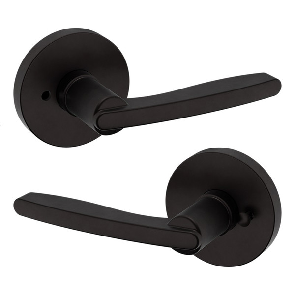 Baldwin 5164102PRIV-PRE Oil Rubbed Bronze Privacy Lever with 5046 Rose