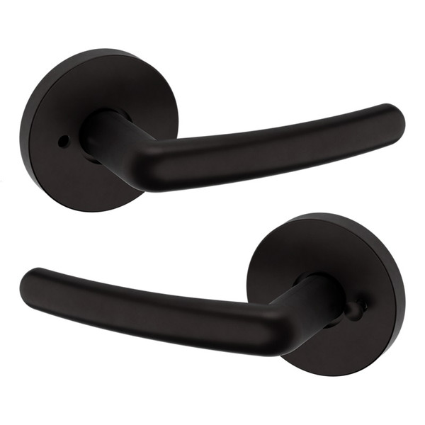 Baldwin 5165102PRIV-PRE Oil Rubbed Bronze Privacy Lever with 5046 Rose