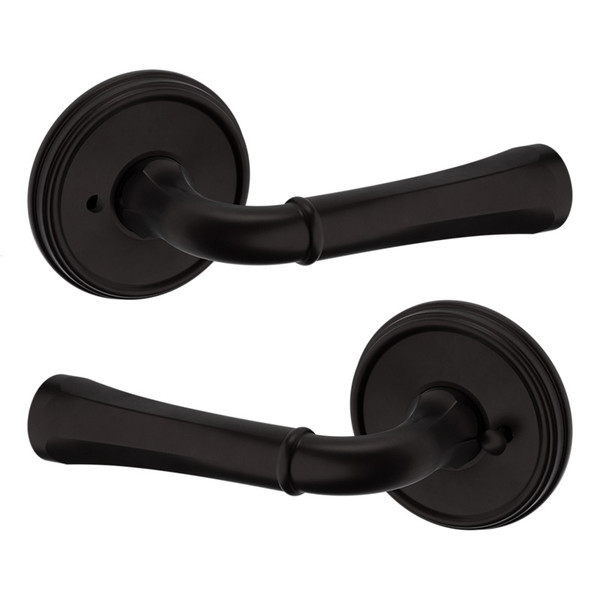 Baldwin 5113102PRIV-PRE Oil Rubbed Bronze Privacy Lever with 5078 Rose