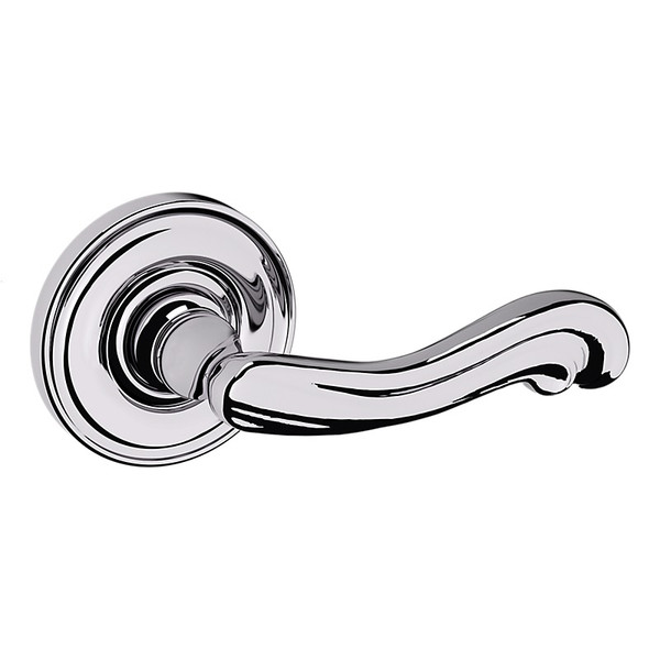 Baldwin 5108260FD-PRE Polished Chrome Full Dummy Lever with 5048 Rose