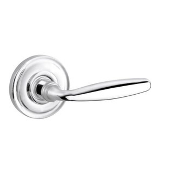 Baldwin 5106.260.fd Polished Chrome Full Dummy 5106 Solid Brass Lever with Your Choice of Rosette