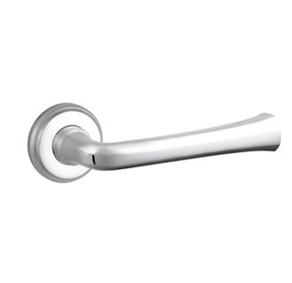 Baldwin 5112.260.priv.s Polished Chrome Privacy 5112 Solid Brass Lever with Your Choice of Small Rosette