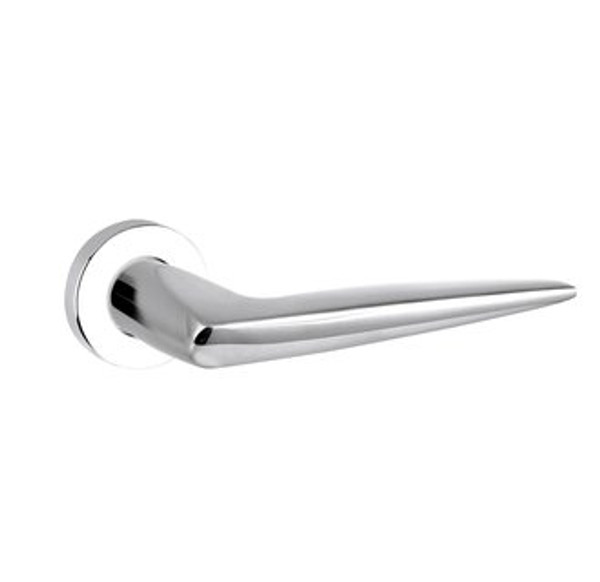 Baldwin 5166.260.priv.s Polished Chrome Privacy 5166 Solid Brass Lever with Your Choice of Small Rosette