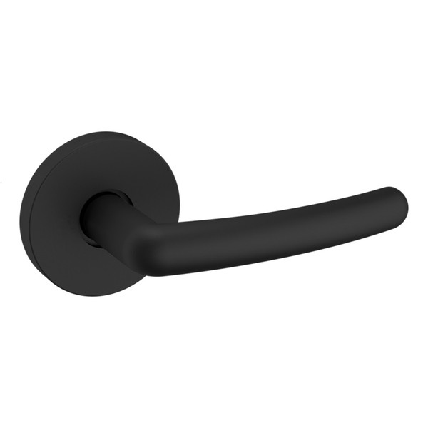 Baldwin 5165190FD-PRE Satin Black Full Dummy Lever with 5046 Rose