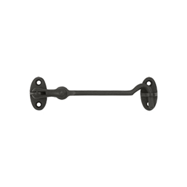 Deltana CHK4U10B Oil Rubbed Bronze 4" Solid Brass Cabin Swivel Hook
