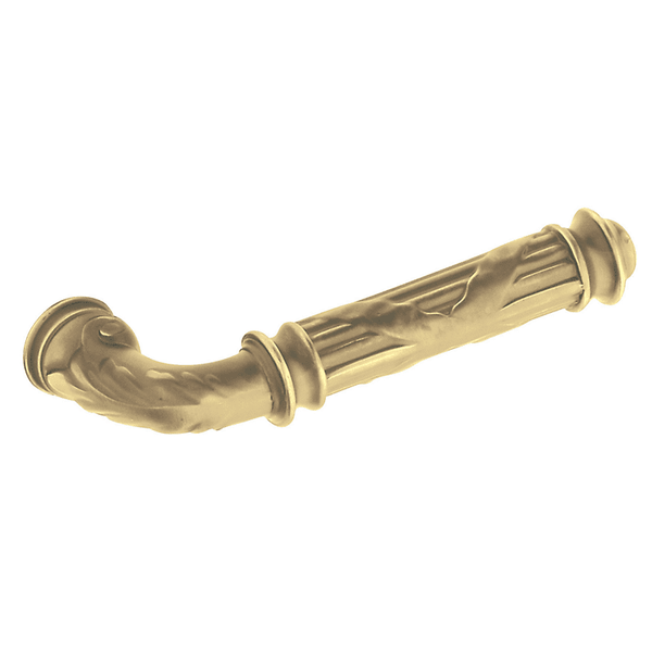 Baldwin 5122.060.RMR/LMR Satin Brass & Brown 1/2 Pair of 5122 Solid Brass Levers Minus Rosettes