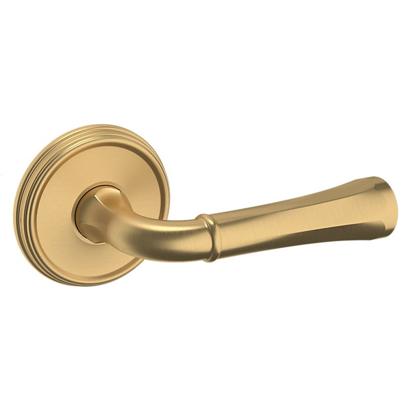 Baldwin 5113033FD-PRE Vintage Brass Full Dummy Lever with 5078 Rose