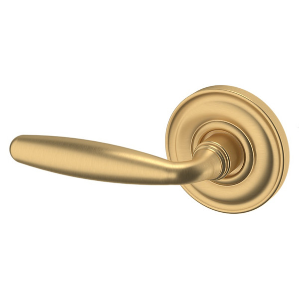Baldwin 5106033LDM-PRE Vintage Brass Left Handed Half Dummy Lever with 5048 Rose