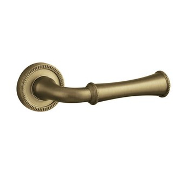 Baldwin 5118.033.priv.s Vintage Brass Privacy 5118 Solid Brass Lever with Your Choice of Small Rosette