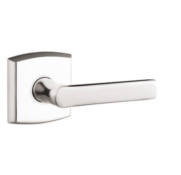 Baldwin 5485V.055.fd Lifetime Polished Nickel Full Dummy 5485V Solid Brass Lever with Your Choice of Rosette