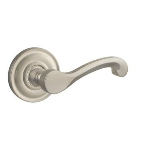 Baldwin 5445V.056.pass Lifetime Satin Nickel Passage 5445V Solid Brass Lever with Your Choice of Rosette