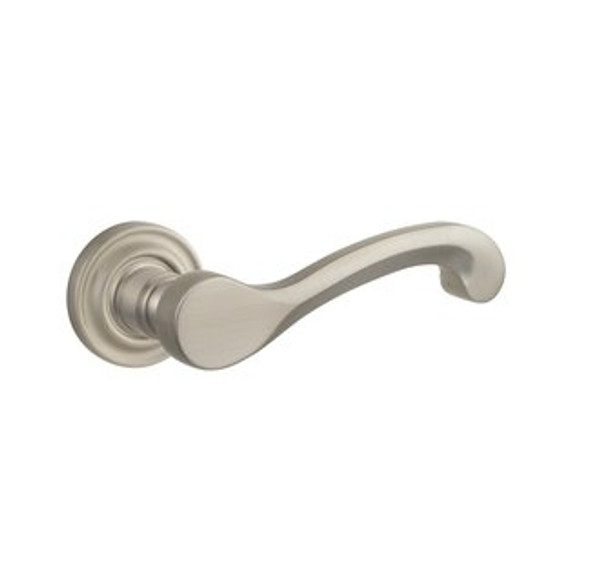 Baldwin 5445V.056.pass.s Lifetime Satin Nickel Passage 5445V Solid Brass Lever with Your Choice of Small Rosette