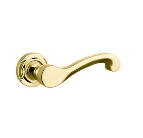 Baldwin 5445V.031.idm.s Non-lacquered Brass Half Dummy 5445V Solid Brass Lever with Your Choice of Small Rosette
