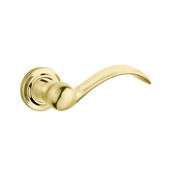 Baldwin 5452V.031.pass.s Non-lacquered Brass Passage 5452V Solid Brass Lever with Your Choice of Small Rosette