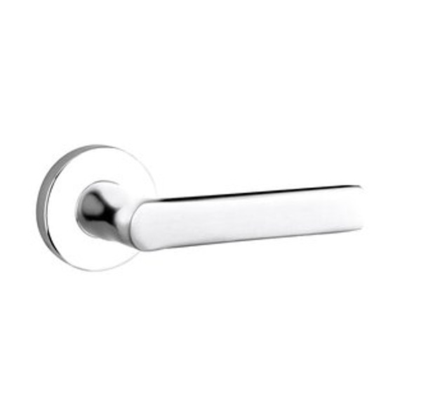 Baldwin 5485V.260.priv.s Polished Chrome Privacy 5485V Solid Brass Lever with Your Choice of Small Rosette