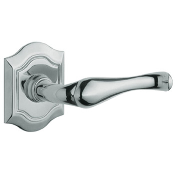 Baldwin 5447V.260.priv Polihsed Chrome Privacy 5447V Solid Brass Lever with Your Choice of Rosette