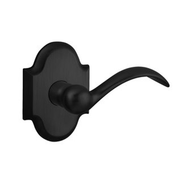 Baldwin 5452V.190.pass Satin Black Passage 5452V Solid Brass Lever with Your Choice of Rosette
