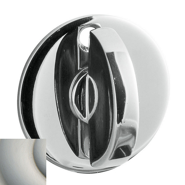 Baldwin 6750.056 Lifetime Satin Nickel Turn Piece with Backplate