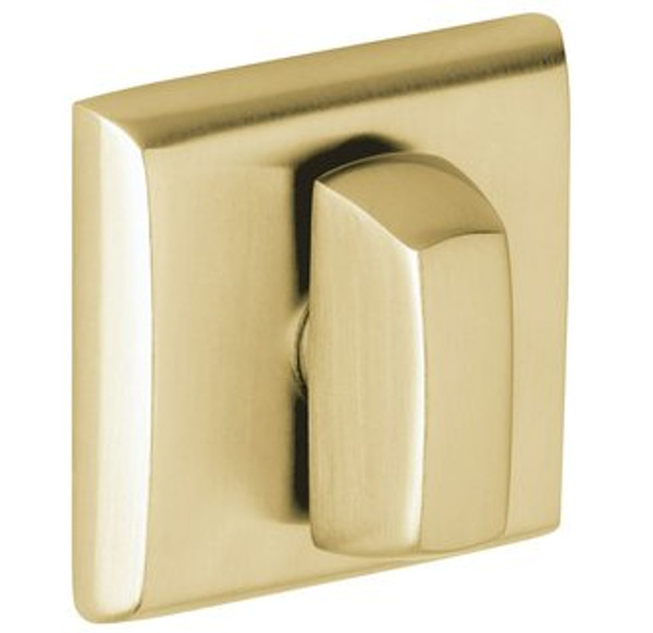 Baldwin 6762.060 Satin Brass & Brown Turn Piece with Backplate