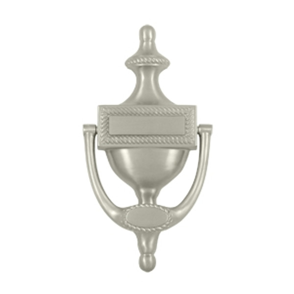 Deltana DKR75U15 Satin Nickel Victorian Rope Door Knocker