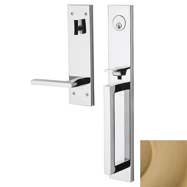 Baldwin 85392033RENT Vintage Brass Single Cylinder Minneapolis Full Handleset with 5162 Lever (Right)