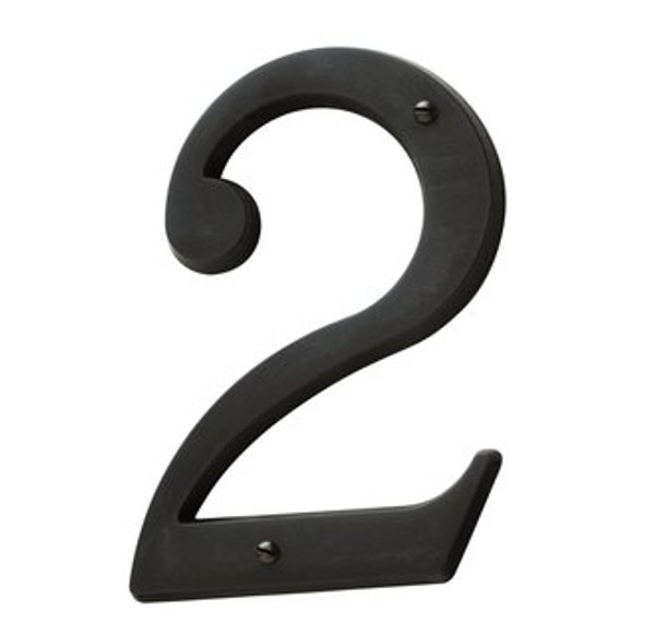 Baldwin 90672.402 Distressed Oil Rubbed Bronze House Number - 2
