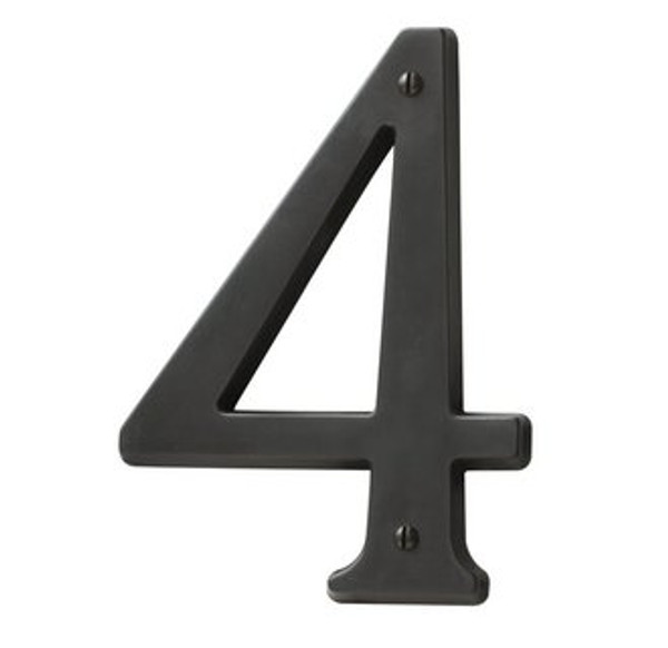 Baldwin 90674.402 Distressed Oil Rubbed Bronze House Number - 4