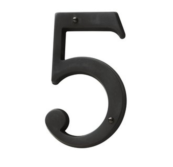 Baldwin 90675.402 Distressed Oil Rubbed Bronze House Number - 5