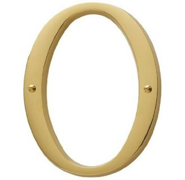 Baldwin 90670.060 Satin Brass & Brown House Number - 0