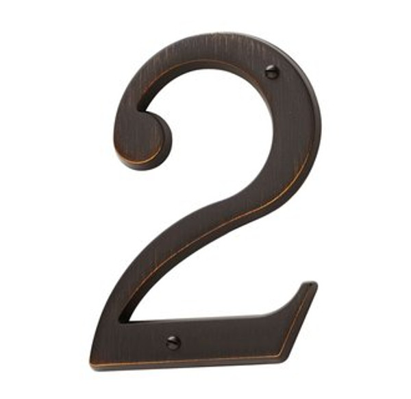 Baldwin 90672.112 Venetian Bronze House Number - 2