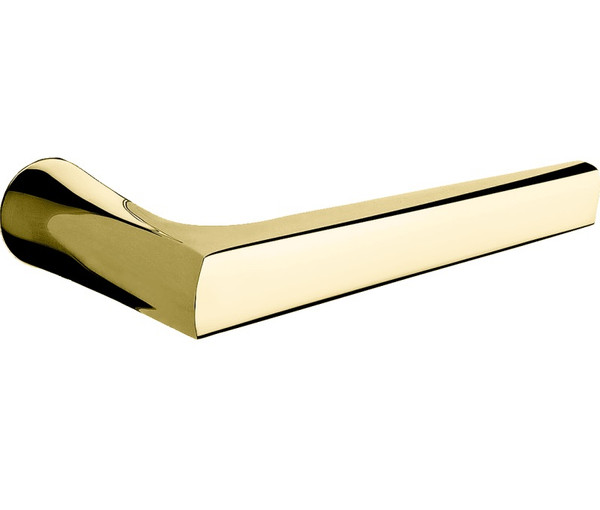 Baldwin L024.003.RMR/LMR Lifetime Polished Brass 1/2 Pair of L024 Solid Brass Levers Minus Rosettes