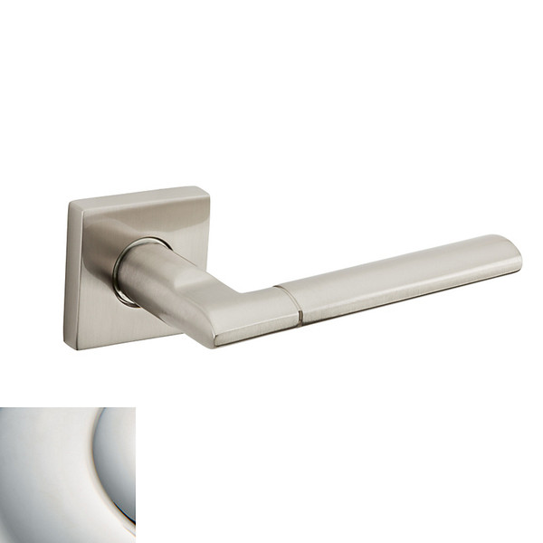Baldwin L021.055.priv.s Lifetime Polished Nickel Privacy L021 Solid Brass Lever with Your Choice of Small Rosette