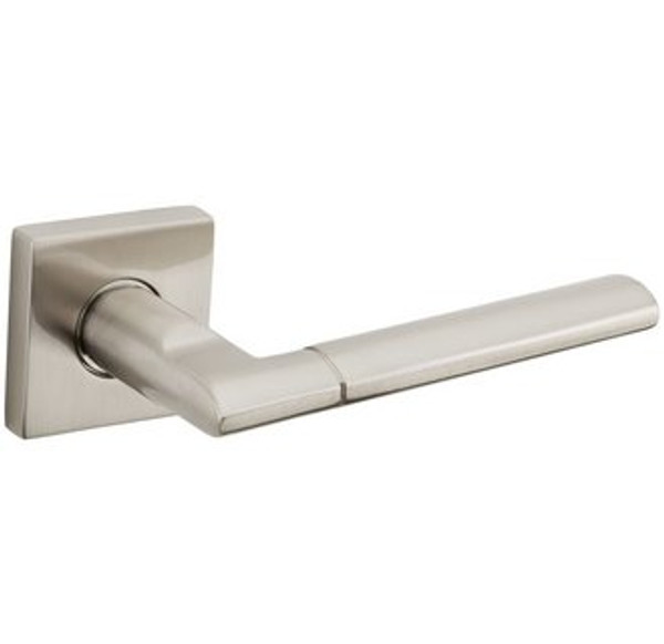 Baldwin L021.056.priv Lifetime Satin Nickel Privacy L021 Solid Brass Lever with Your Choice of Rosette