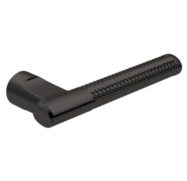 Baldwin L015.190.RMR/LMR Satin Black 1/2 Pair of L015 Solid Brass Levers Minus Rosettes