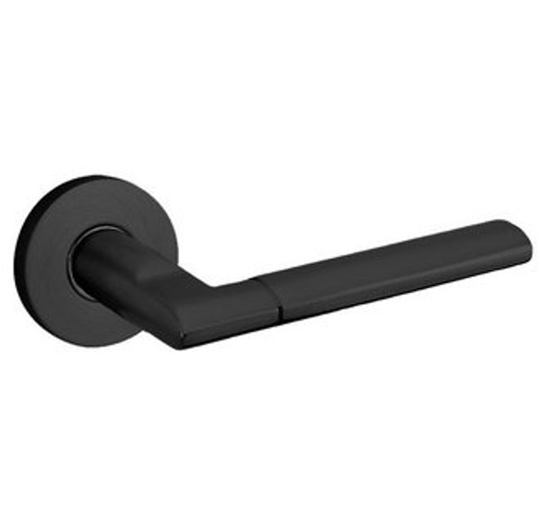 Baldwin L021.190.RMR/LMR Satin Black 1/2 Pair of L021 Solid Brass Levers Minus Rosettes