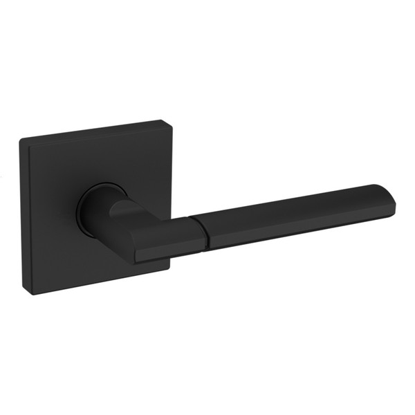 Baldwin L021190FD-PRE Satin Black Full Dummy Lever with R017 Rose