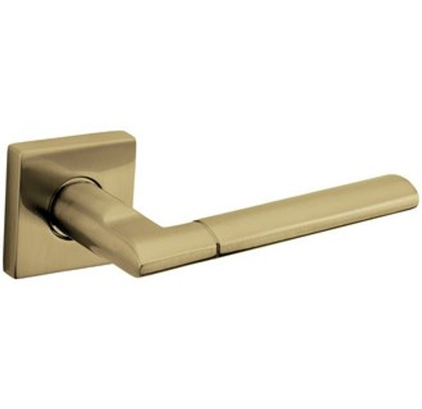 Baldwin L021.033.fd Vintage Brass Full Dummy L021 Solid Brass Lever with Your Choice of Rosette