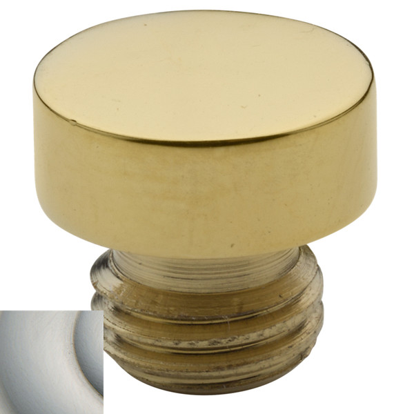 Baldwin 1081.056.I Lifetime Satin Nickel Button Finial Tip for Radius Corner Hinges