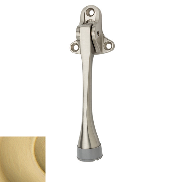 Baldwin 4105.044 Lifetime Satin Brass 5” Lever Door Holder