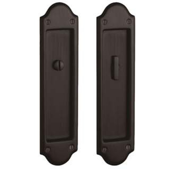 Baldwin PD016112PRIV Venetian Bronze Boulder - Privacy Pocket Door Lock