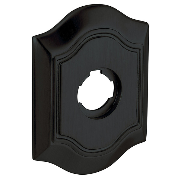 Baldwin R027.190 Satin Black 2.81" x 3.25" Rosette