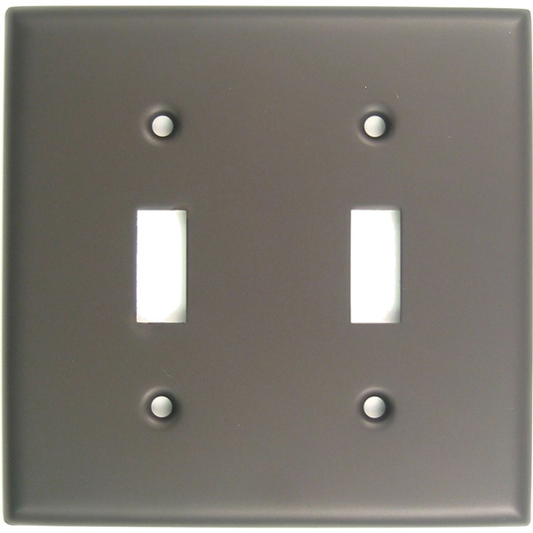 Rusticware 785ORB Double Toggle Switch Plate Oil Rubbed Bronze Finish