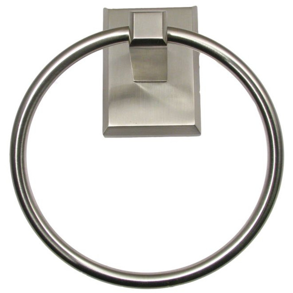 Rusticware 8786SN Utica Towel Ring Satin Nickel Finish