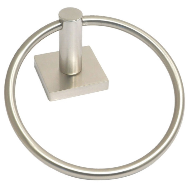 Rusticware 8986SN Urban Towel Ring Satin Nickel Finish