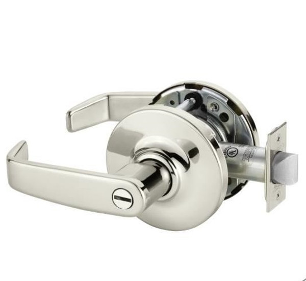 Sargent 10U65GL-14 Polished Nickel Privacy 10-Line L-Lever with G-Rose