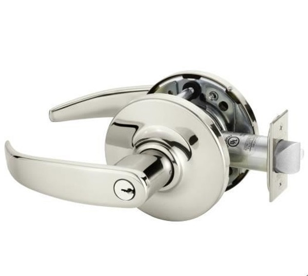 Sargent 10G05GP-WSP White Suede Powder Coat Keyed Entry 10-Line P-Lever with G-Rose