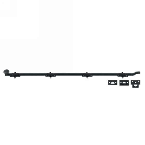 Deltana FPG4219 Paint Black 42" HD Offset Surface Bolt