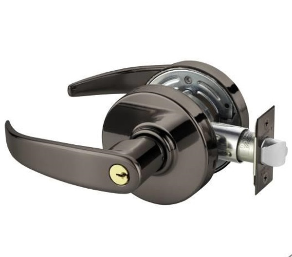 Sargent 7G05LP-10BL Oxidized Satin Bronze - Lacquered Keyed Entry P-Lever with L-Rose