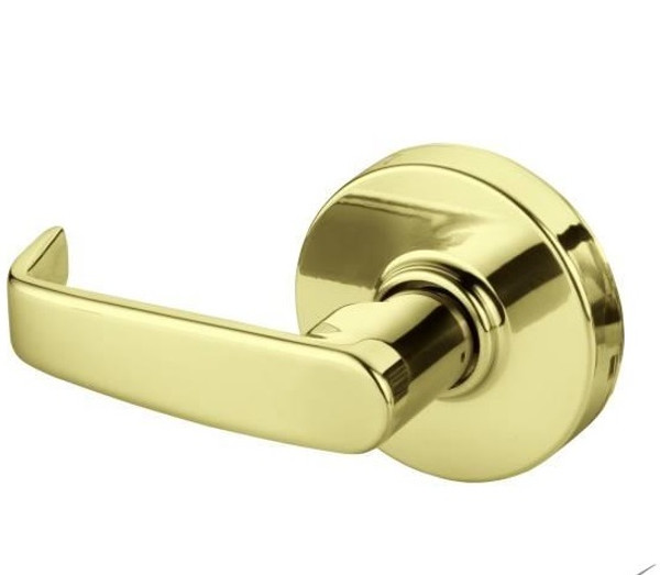 Sargent 7U93LL-3 Polished Brass Half Dummy L-Lever with L-Rose